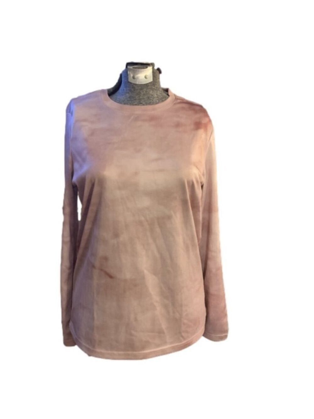 Mountain and Isles ladies pink long sleeve active wear shirt medium